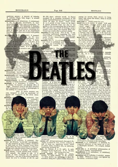 The Beatles Dictionary Art Print Book Page Picture Poster Rock Paul McCartney