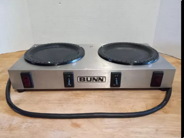 Bunn Dual Coffee Pot Heater WX2 TESTED