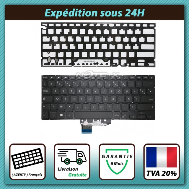 Clavier AZERTY Français Neuf Pour ASUS R409L, R409LA, R409LB, R409LC, R409LD, R409LN – Remplacement