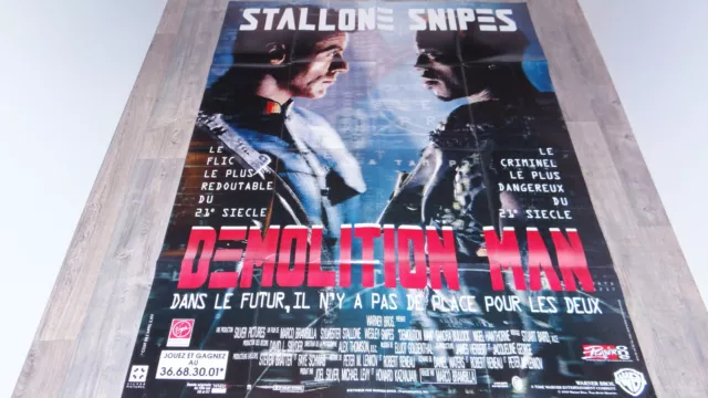 stallone DEMOLITION MAN !  affiche cinema fantastique