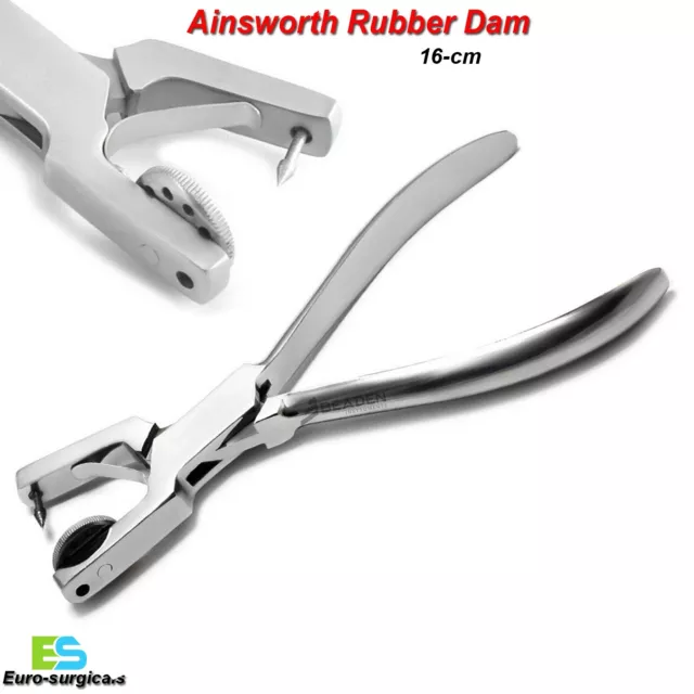 Ainsworth Rubber Dam Hole Punch Dental Dam Punching Plier Endodontic Instruments