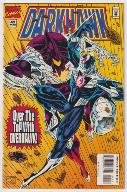 DARKHAWK #49 | Vol. 1 | 1st full Overhawk | Low Print Run | HTF | 1995 | VF/NM
