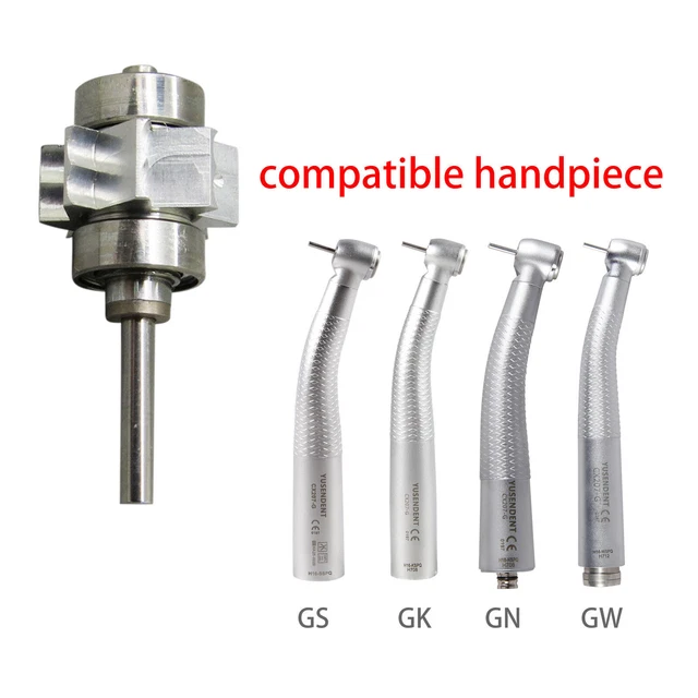 Dental COXO-207G Fiber Optic LED Handpiece Cartridge Turbine Rotor STGKT dx