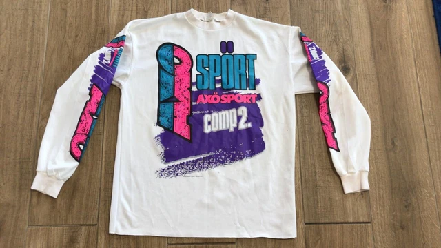 AXO 1990 COMPETITION 2 Jersey vintage retro Mx motocross maglia epoca cross XL