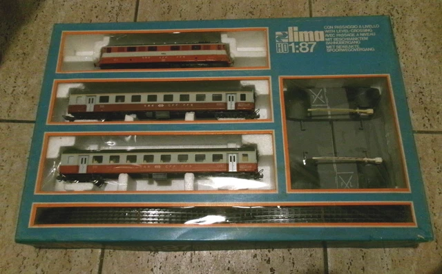LIMA TRENINO LA grande ferrovia ANNI '70 COMPLETO E FUNZIONANTE,Rarissimo EUR 399,00 - IT