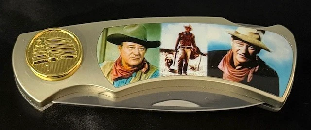 JOHN WAYNE COLLECTORS Folding Knife New PicClick CA