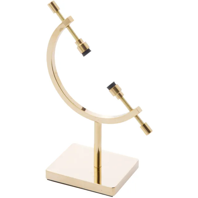 Bard's Gold Sphere Holder Caliper Stand, 4.5" H x 2.375" W x 1.5" D, Pack of 2
