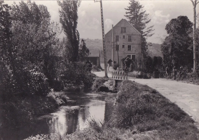 Carte postale 10x15cm postcard BOISSY-LA-RIVIERE 8 bords de l'Eclimont moulin