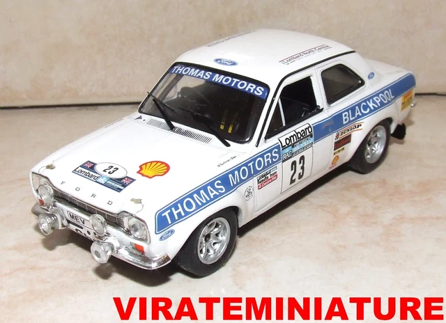 FORD ESCORT MK I RS 1600 N.20 RALLY M.CARLO 1973 MIKKOLA/PORTER 1:18 Ixo Model
