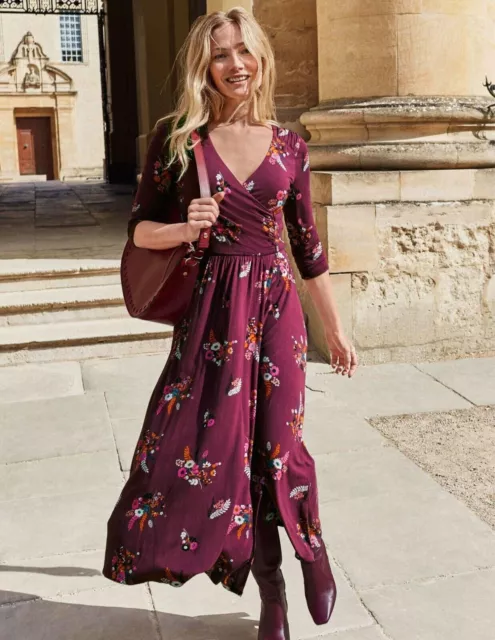 Aurora midi wrap dress boden sale
