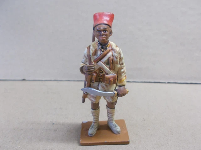 Soldat DC JRD France : Cavalier Spahi Ou Tirailleur, Résine Peinte 65 Mm, 1935/40