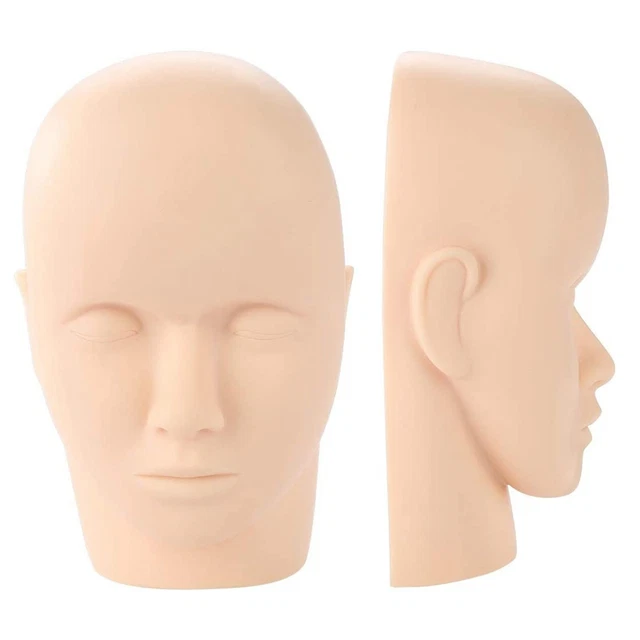 Soft Rubber Eyelash Graft Make-up Massage Praxis Training Gefälschte Kopffor Gao