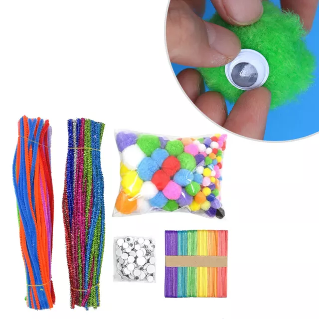 Bendable Art Stick Cleaners Chenille Stems for DIY Craft Pipeline