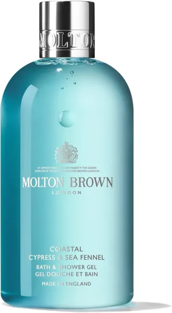 Molton Brown Coastal Cypress and Sea Fennel Bath and Shower Gel 300 ml Bottle