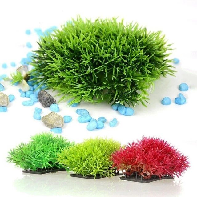 Decorazione Acquario Vasca Idroponica Artificiale Piccolo Boccole Plastica