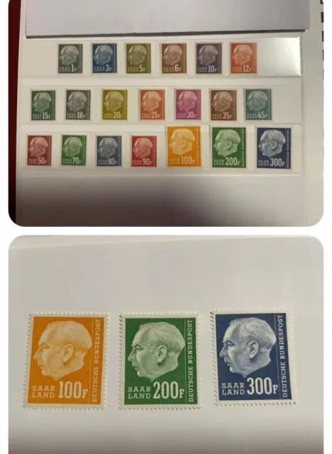 Altdeutschland Saarland OPD Saarbrücken Satz Nr.409/428 postfr. stamps MNH 2