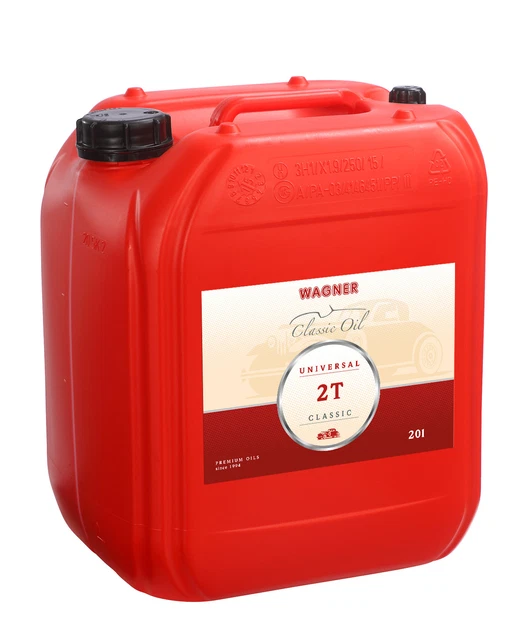 20 Liter WAGNER Classic 2-Takt Motorenöl Universal 2T API TC+ teilsynthetisch