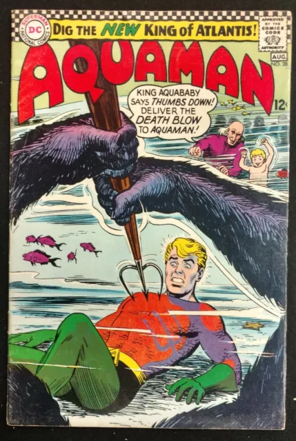 Aquaman 1966 #28 Sweet Fn+ Dr.starbuck,Aquababy  Classic  Silver