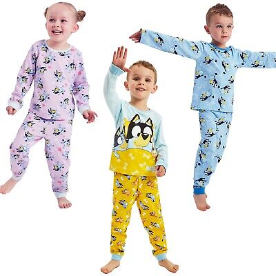 Boys Girls Bluey Pyjamas Family Matching Sister Brother Pyjamas 18 Mths-6 Yrs