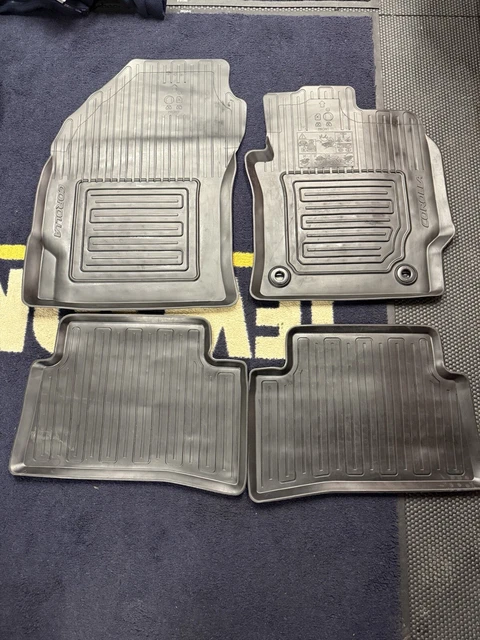Set Of Universal Fit Front And Rear Rubber Automotive Floor