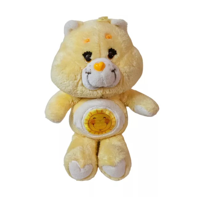 Vtg Kenner Care Bears Funshine Bear Sunshine Yellow 13” Plush Stuffed Animal 80s
