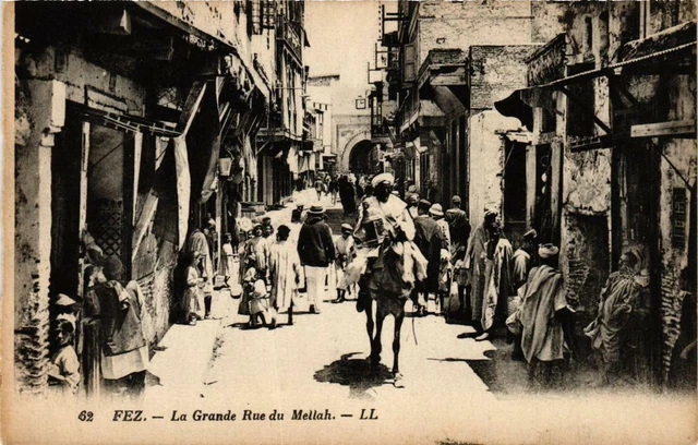 CPA AK FEZ La Grande Rue du Mellah MAROC (689261)