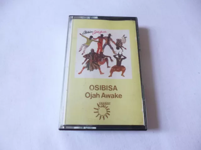 Osibisa ~ Ojah Awake ~ Rare Bronze 1976 Uk Funk Cassette Tape ~ Paper Labels