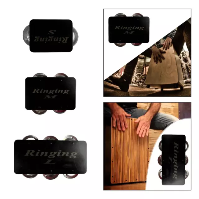 Finger Tambourine Mini Rhythm Handheld Percussion for Dancing Party Bongos