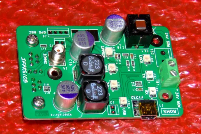 USB interface board for Stanford Research PRS10 Rubidium Reference Oscillator 2