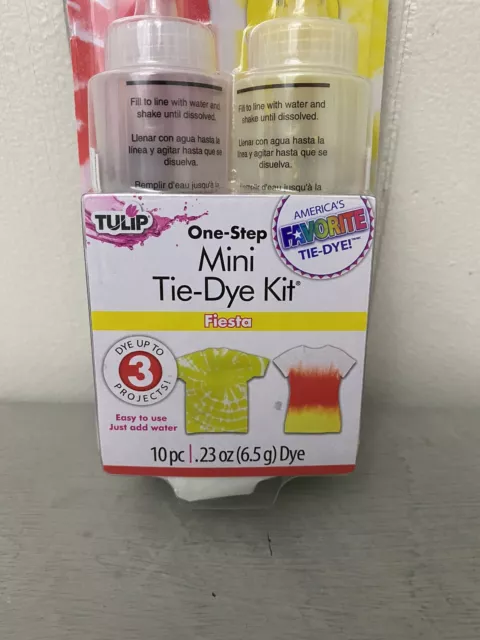 NUEVO NUEVO EN PAQUETE Tulipán One-Step Fiesta Mini Tye Kit - ¡Teñir hasta 3 Proyectos! 2 botellas 2