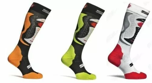 Sidi Faenza Motorcycle Motorbike Top Quality Long Race Boot Socks - All Colours