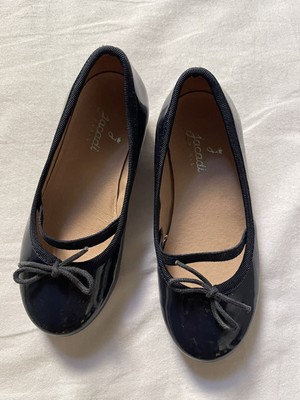 CAMEL FONCE Jacadi JACADI BALLERINES EN CUIR POINTURE 31 MODÈLE CAMILLE MARRON 