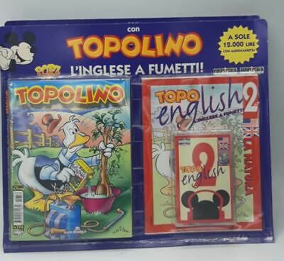 Topolino n.2356 blisterato con GADGET Topo english 2 ed. Mondadori FU42
