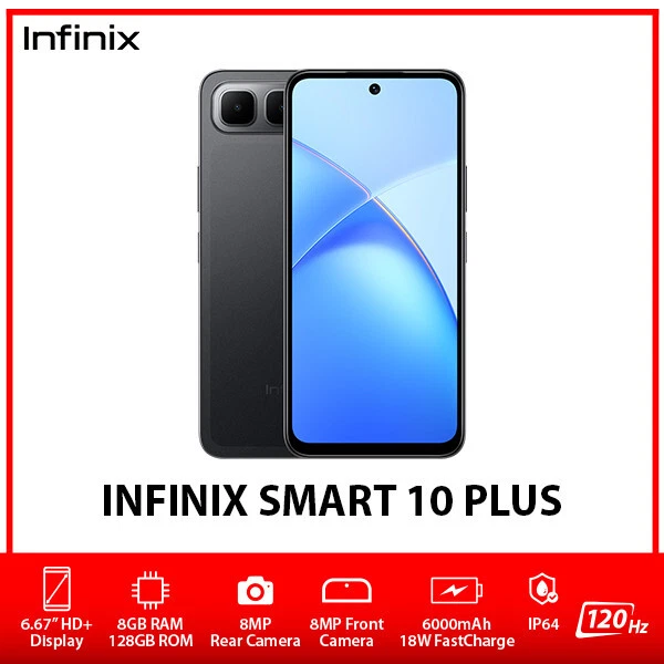 INFINIX SMART 10 Plus Dual SIM Unlocked Android Mobile Phone