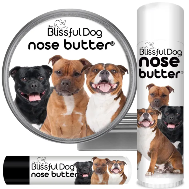 Staffordshire Bull Terrier Nose Butter | Herbal Balm Moisturizes Dry Rough Noses
