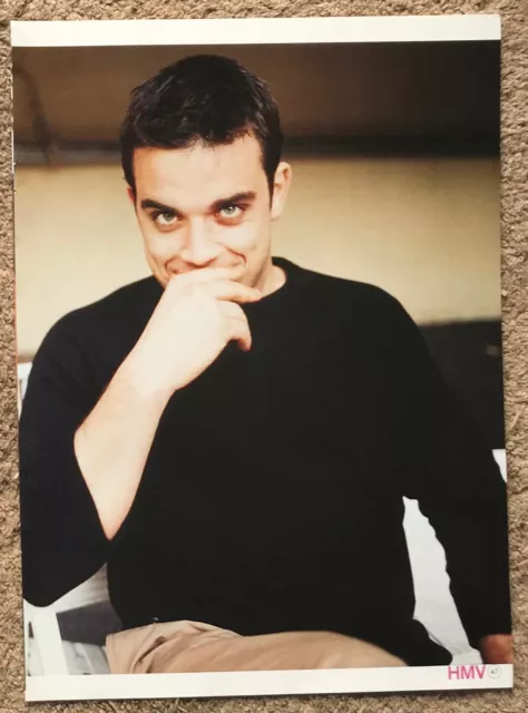 ROBBIE WILLIAMS - 2000 Full page Australian magazine poster