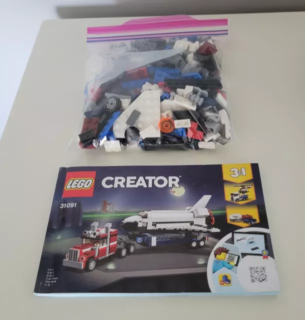 Lego Creator set 30191 Space Shuttle & Truck Complete W/extra Parts & Manual Lego Creator set 30191 Space Shuttle & Truck Complete W/extra Parts & Manual