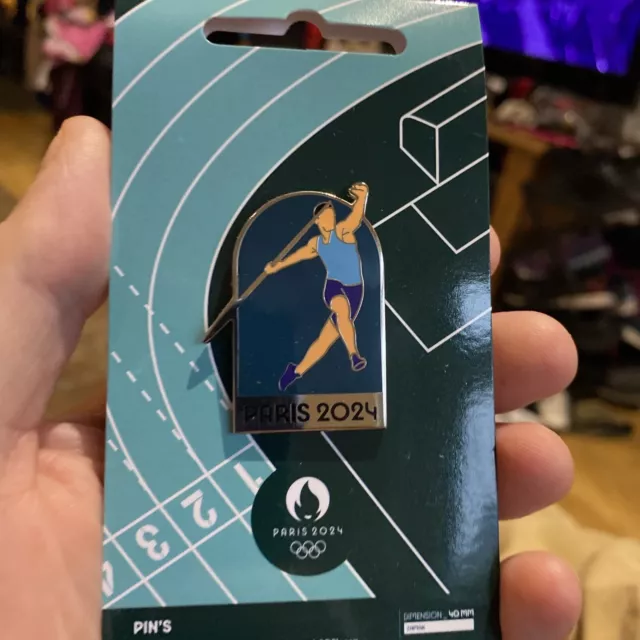 PARIS OLYMPICS 2024 Official Javelin Pin 22.90 PicClick