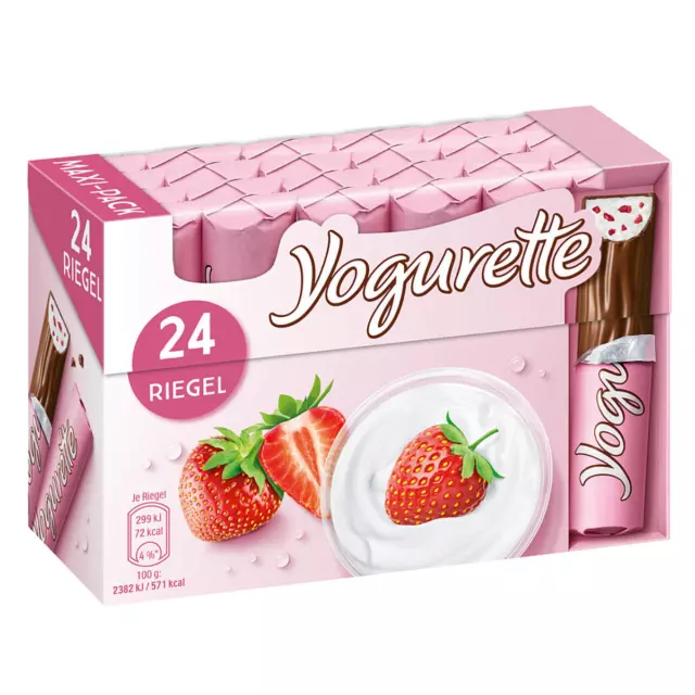 Yogurette Fraise Chocolat au Lait Avec Erdbeercreme