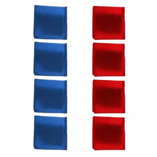 8 Stück Double Layer Cornhole Sitzsack Für Toss Corn Hole Game Blue & Red