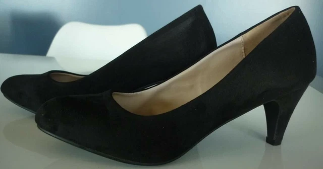 Escarpins Noirs Femme GEMO - Taille 38 - Talon Haut - Occasion En Très Bon état