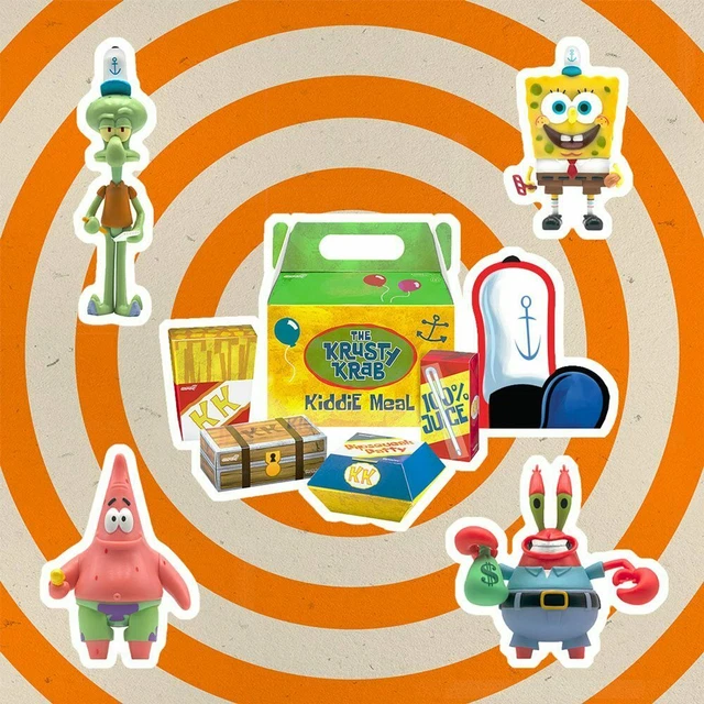 Spongebob Rusty Rickets SPONGEBOB - SQUAREPANTS Krusty Krab Meal NYCC ReAction Action Figure ...