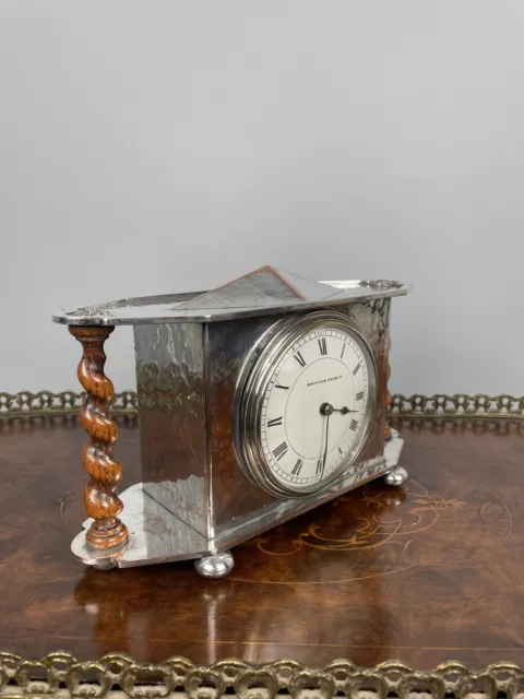 A. E Jones Mantle Clock Retailed By Mappin & Webb c1920 2