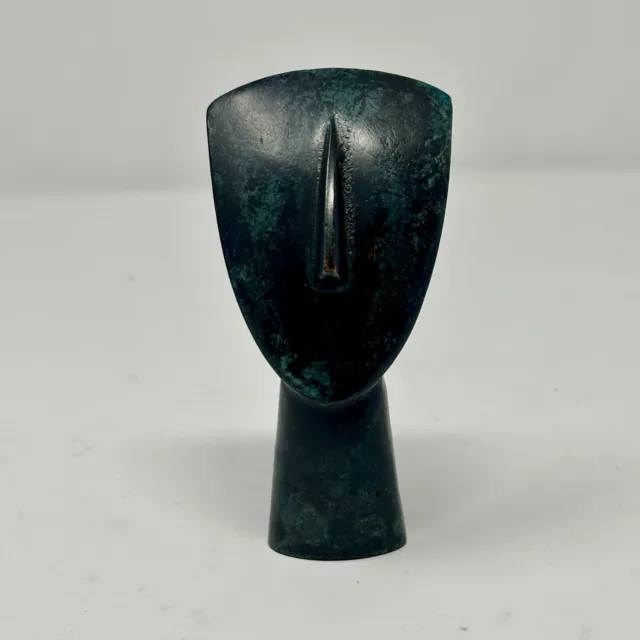Cycladic Bronze Head statue sculpture - Ancient Art Abstract