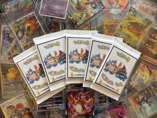 Pokémon Booster Pack- 4 Guaranteed Hits- God Packs-Chance At Vintage!