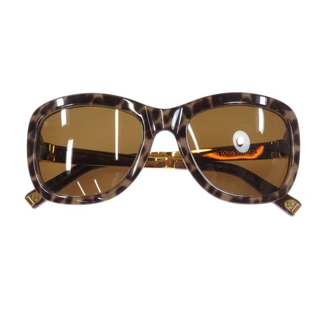 LOUIS VUITTON  Z0558E sunglasses Leopard pattern Plastic Metal