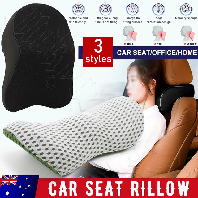 Car Seat Headrest Pillow Pad Memory Foam Pillow Head Neck Rest Support Cushion