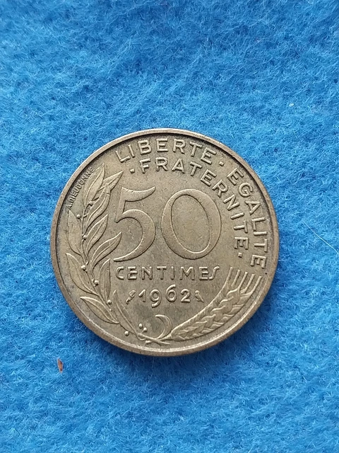 Piece 50 Centimes 1962 À VENDRE! - FR