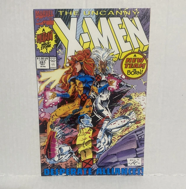 The Uncanny X-Men #281 Desperate Alliances! Phoenix Marvel Comics Oct 1991