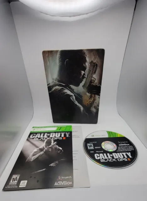 Call of Duty Black Ops II 2 Steelbook Metal Case Xbox 360 Tested